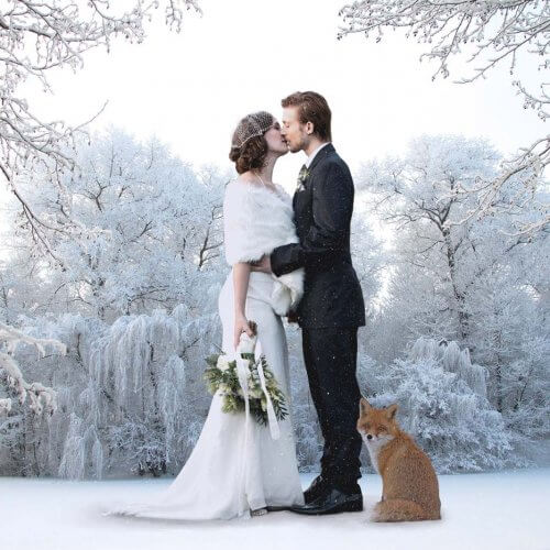 SchneeHochzeit mit vielen Ideen & Hochzeitsbildern Die besten Tipps