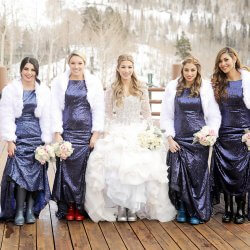 Winterhochzeit Schuhe