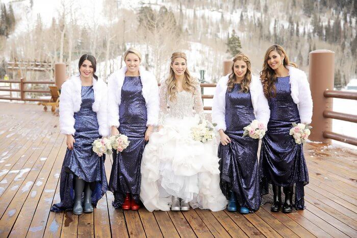 Winterhochzeit Schuhe