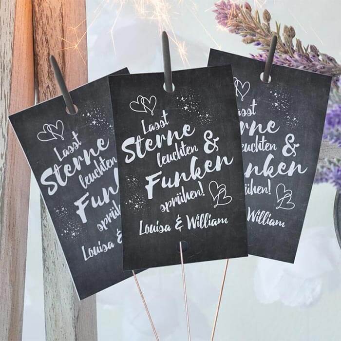 Wunderkerzen zur Hochzeit 15 Tipps, Ideen & Regeln