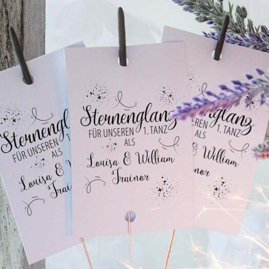 Wunderkerzen zur Hochzeit | 15 Tipps, Ideen & Regeln