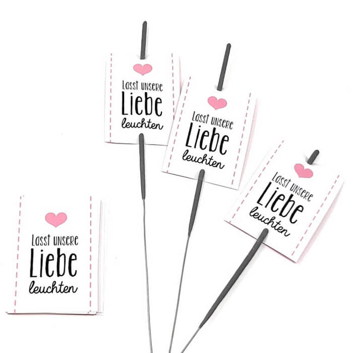 Wunderkerzen zur Hochzeit 15 Tipps, Ideen & Regeln