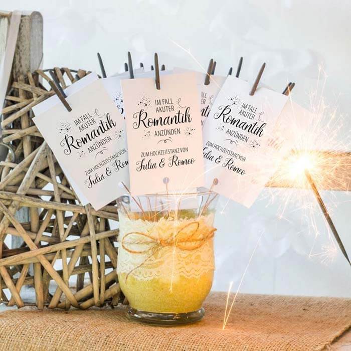 Wunderkerzen zur Hochzeit 15 Tipps, Ideen & Regeln