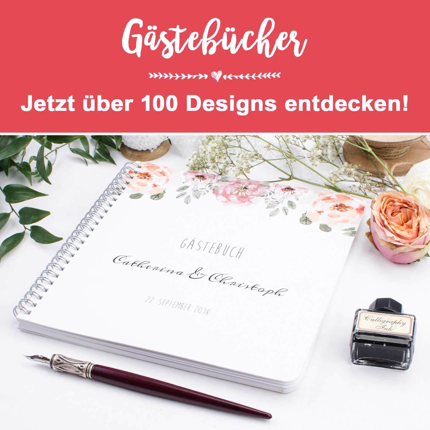 Kartenshop Gästebücher Hochzeit