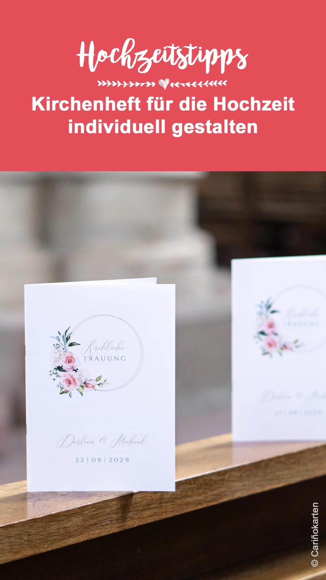 Kirchenheft Hochzeit Vorlage