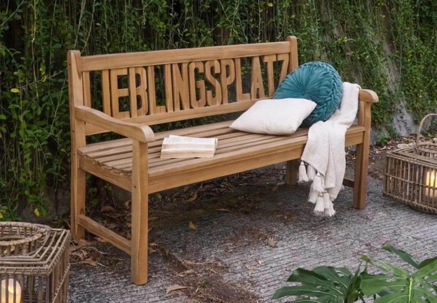 Moderne Hochzeitsbank