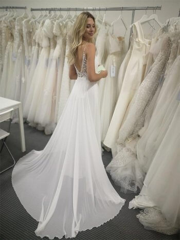 Brautkleid Trends 2023: Tiefer Rücken