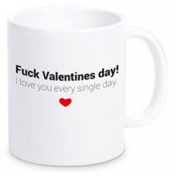 Lustiges Valentinstaggeschenk: Valentinstag Tasse