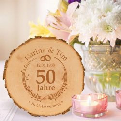 Personalisierte Geschenke goldene Hochzeit