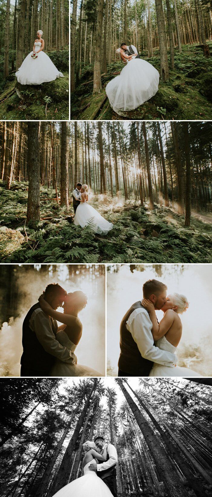 After Wedding Shooting im Wald