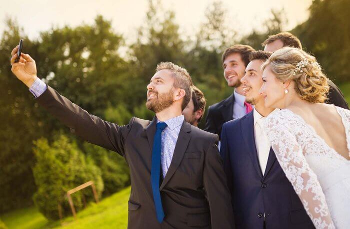 Hochzeitsselfie