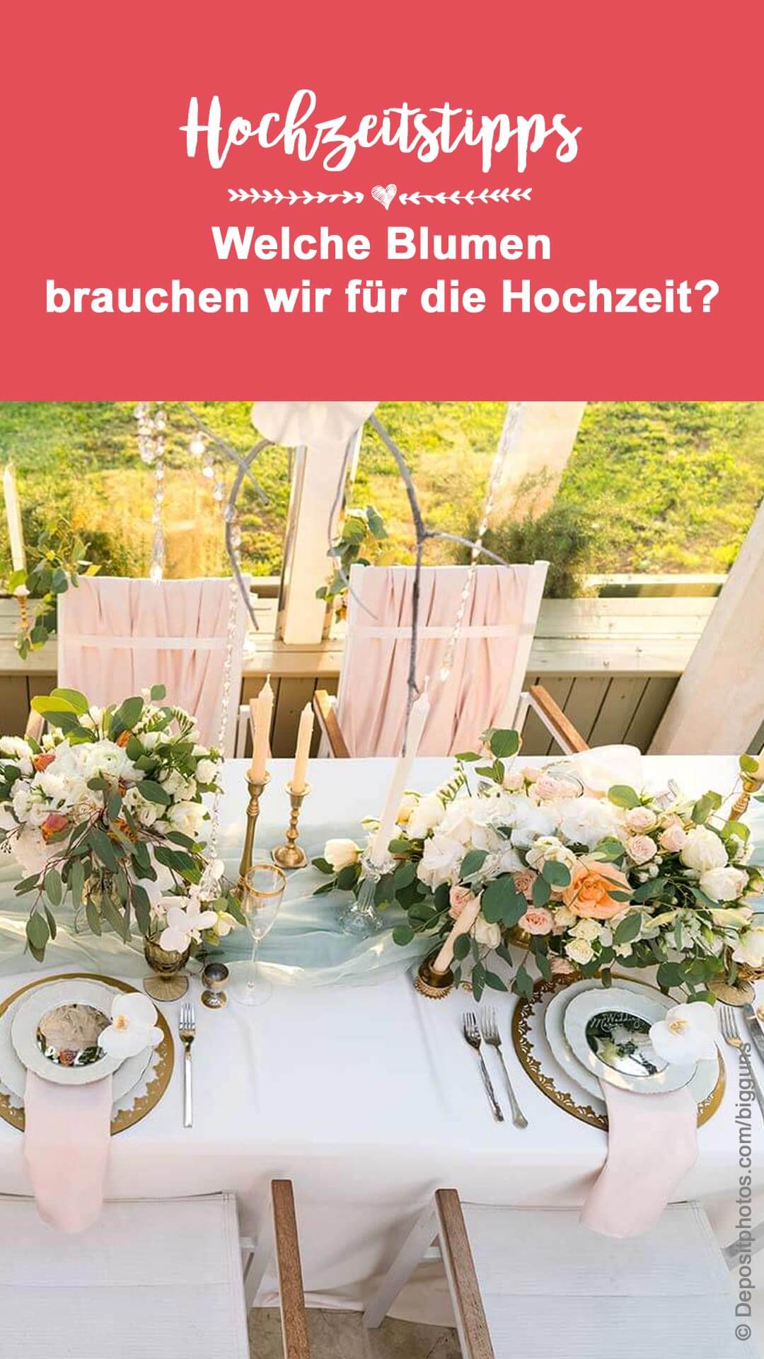 Welche Blumen sollen wir zur Hochzeit verwenden?