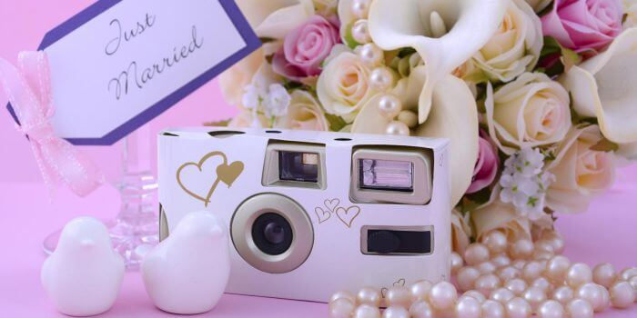 Einwegkamera zur Hochzeit ein besonderes Geschenk zur Hochzeit