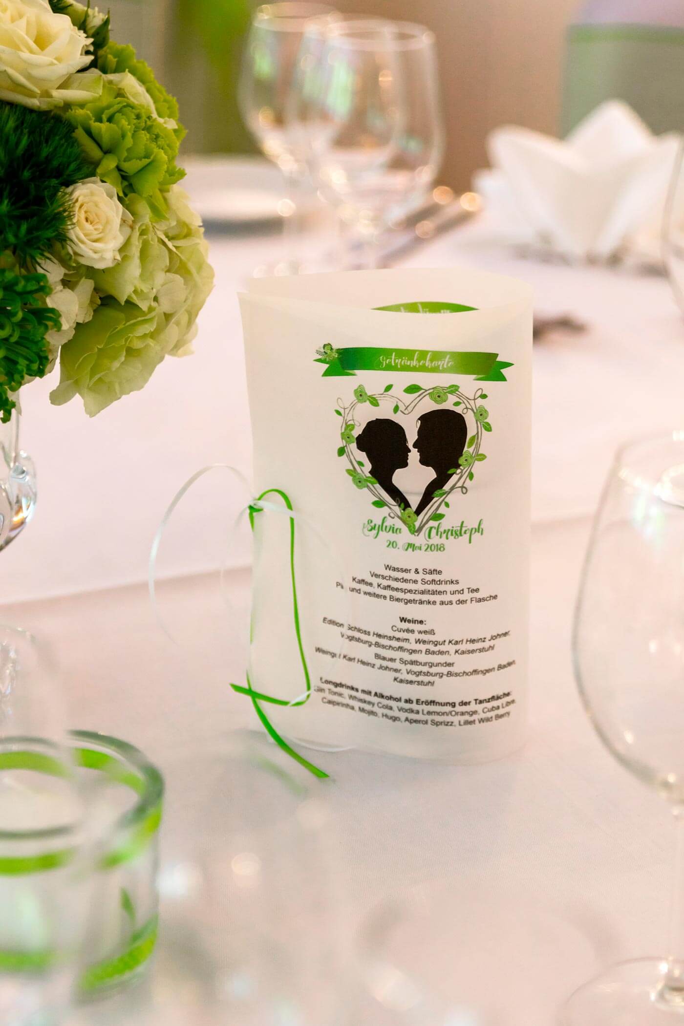 Getränkekarte zur Hochzeit I Tipps, Ideen und Inspirationen
