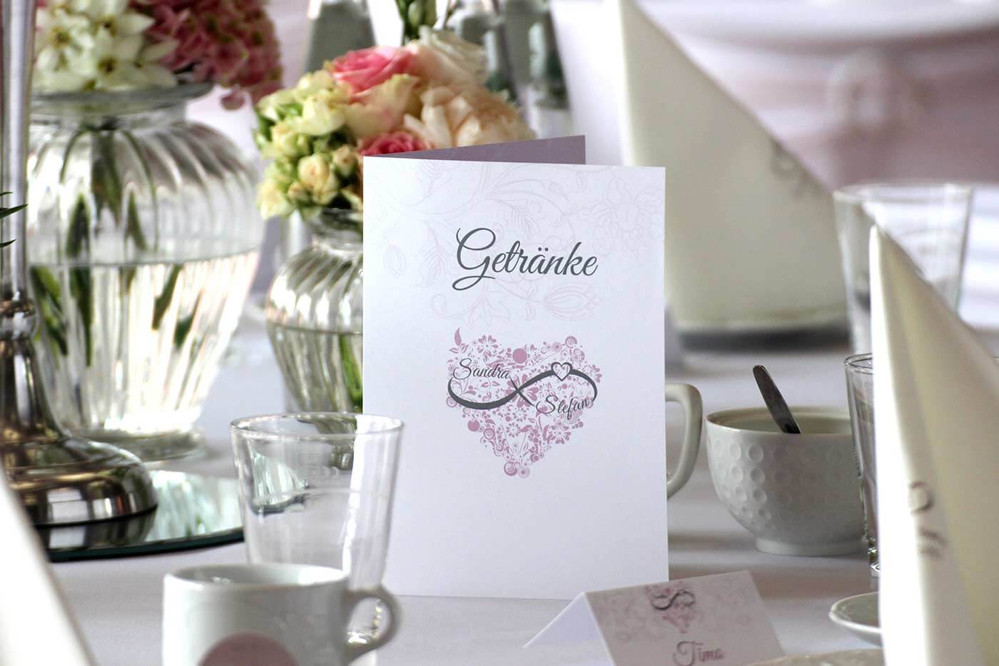 Getränkekarte zur Hochzeit I Tipps, Ideen und Inspirationen