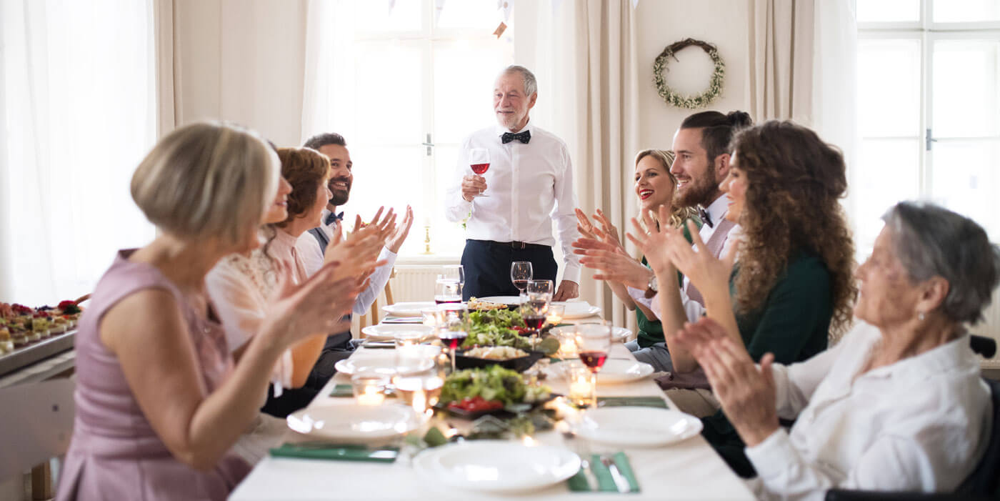 Rührende Rede zur Goldenen Hochzeit