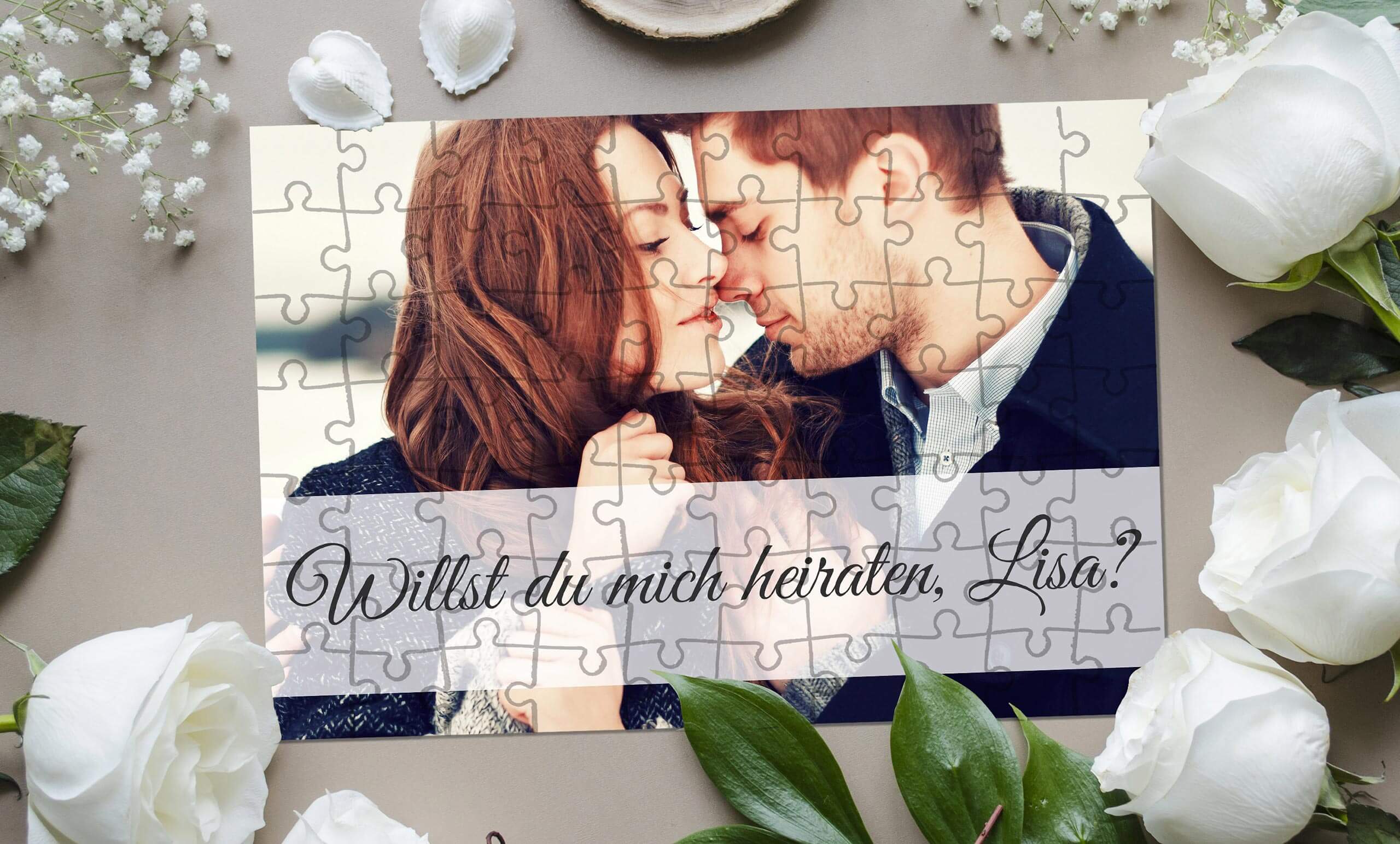 Willst du mich heiraten Puzzle