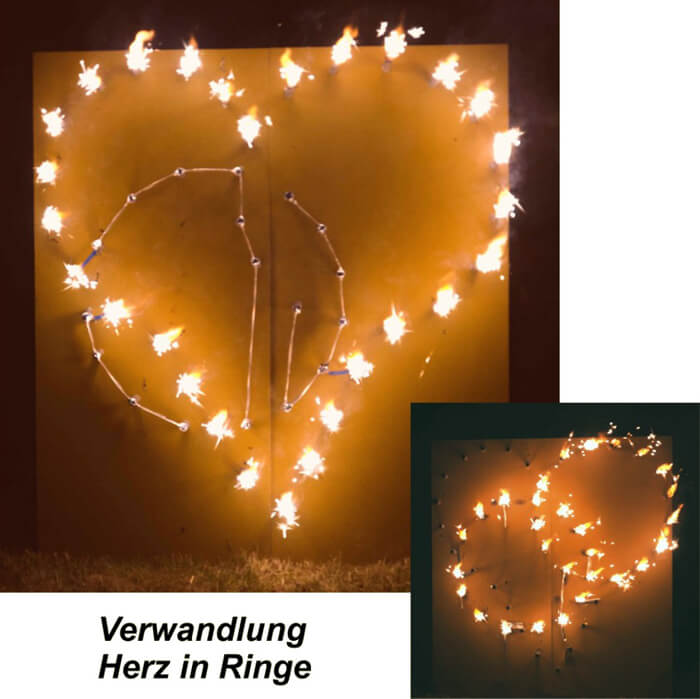 Brennendes Herz Fur Hochzeit
