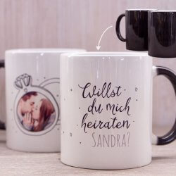 Willst du mich heiraten Tasse