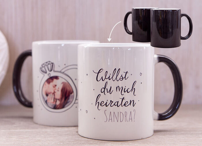 Willst du mich heiraten Tasse