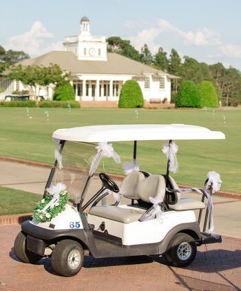 Golfcart Hochzeit