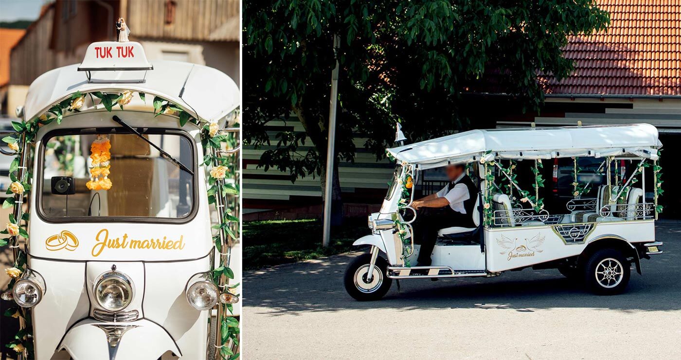 Hochzeit Tuktuk