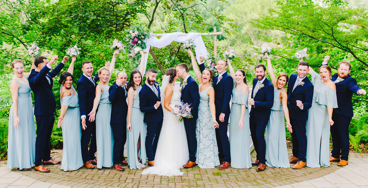 Gruppenfoto Hochzeit