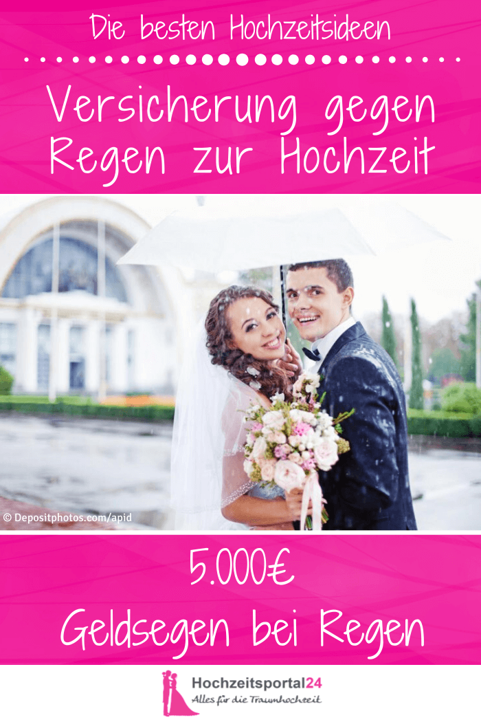 Hochzeitswetter-Versicherung