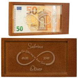 Geldgeschenkbox mit Unendlichkeitszeichen 
