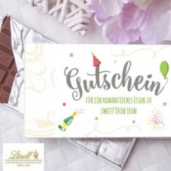 Personalisierte Schokolade Hochzeit