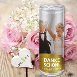 Sekt in Dosen Hochzeit