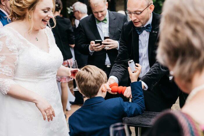 Magier bei der Hochzeit