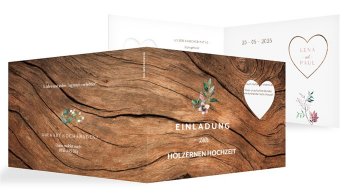 Hölzerne Hochzeit Infos, Sprüche & Geschenkideen