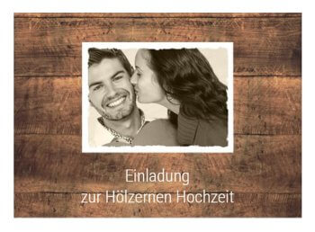Hölzerne Hochzeit Infos, Sprüche & Geschenkideen