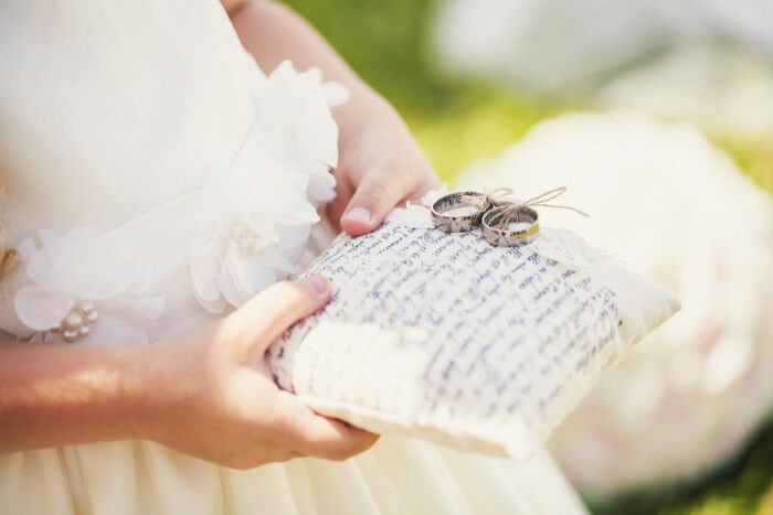 Hochzeit Ringkissen