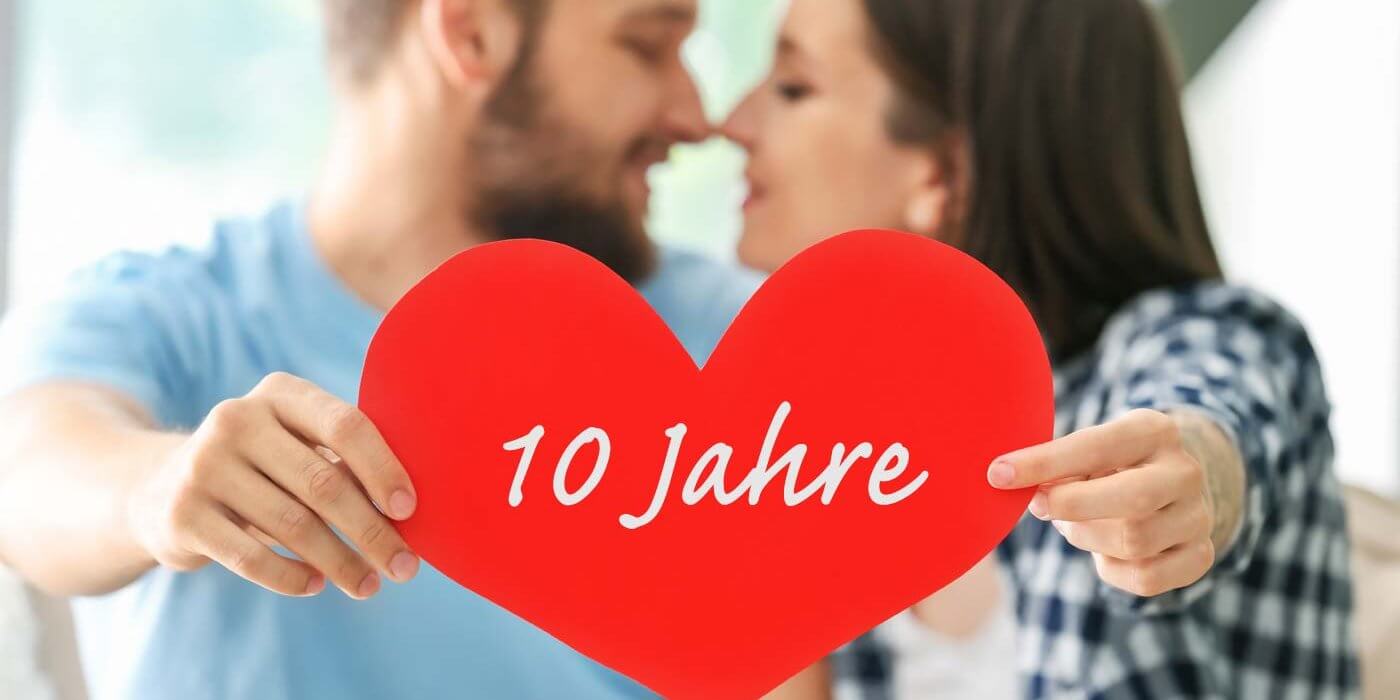 Rosenhochzeit (10. Hochzeitstag) Sprüche & Geschenkideen