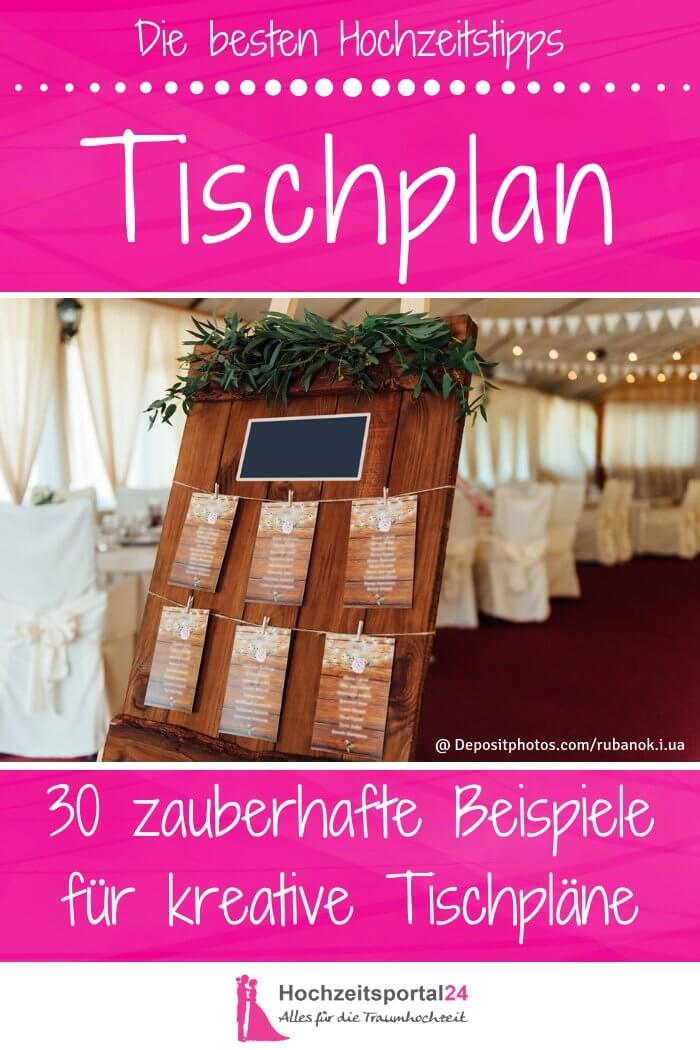 Sitzplan Hochzeit gestalten