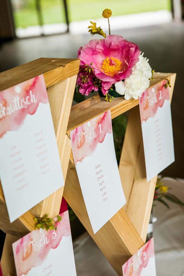 Sitzordnung Hochzeit  30 kreative Ideen & Inspirationen fr euren ...