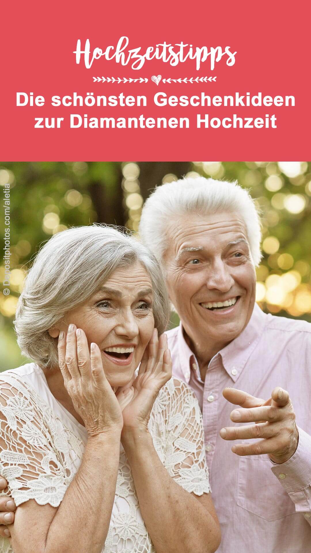 Geschenke zur Diamanten Hochzeit