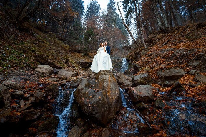 Hochzeitskleid zerstören