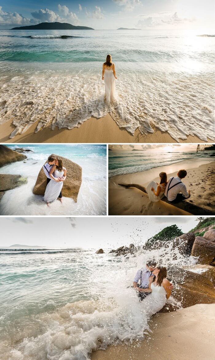 Trash the Dress am Strand