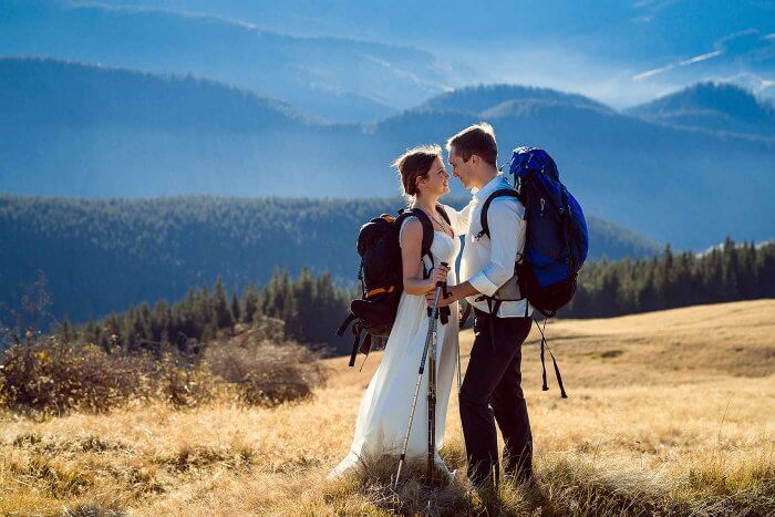 Trash the Dress Wanderung