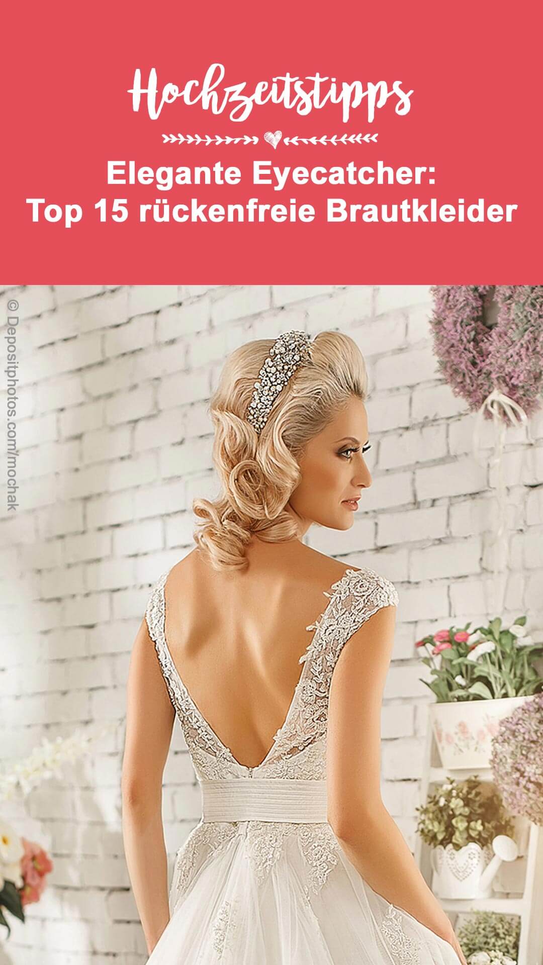 Rückenausschnitt Brautkleid