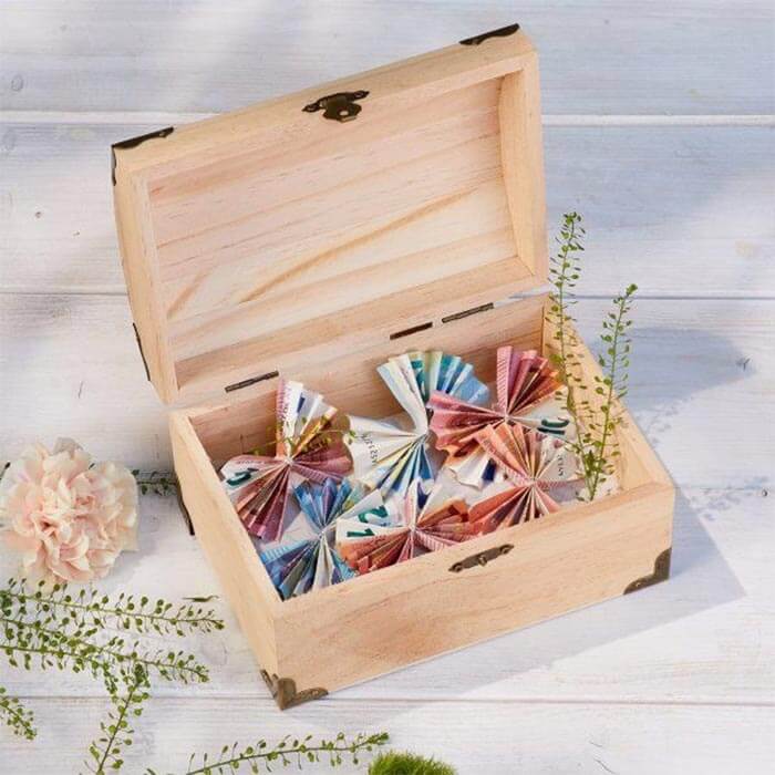 Schatztruhe zur Hochzeit Ein spannendes Geldgeschenk