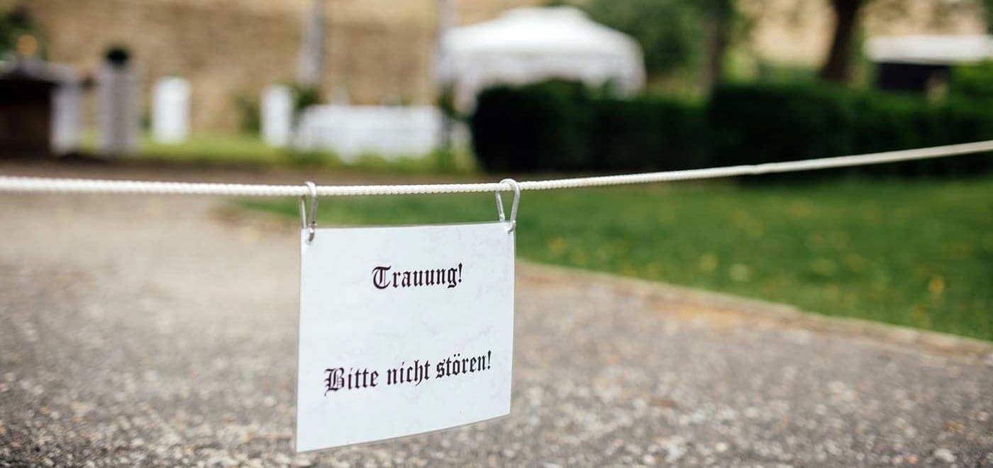 Trauung im Freien