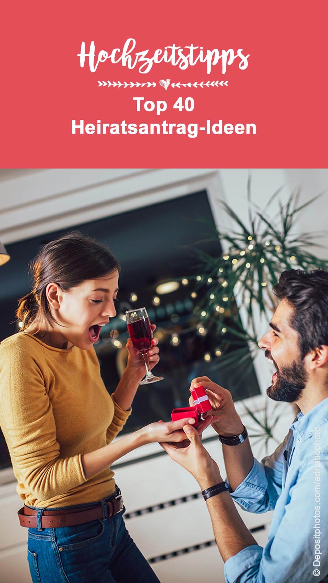 Viele Ideen für einen Heiratsantrag